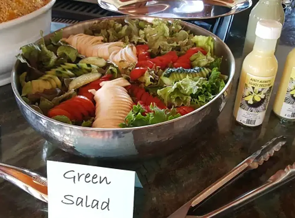 Green Salad with Dressings